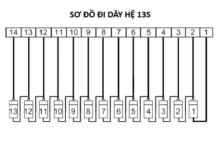 sơ đồ đi dây 13S