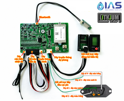 BMS Yanyang YY-BCU13-NIU-N 17S 50A – Mạch quản lý pin lithium xe điện NIU