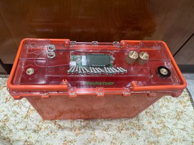 Hộp kín nước 12V 45AH - 12 Cell 32140 (30AH-45AH) - Màu Cam