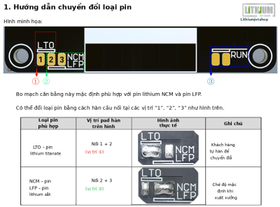 Mạch Cân Bằng Chủ Động 8S 5A