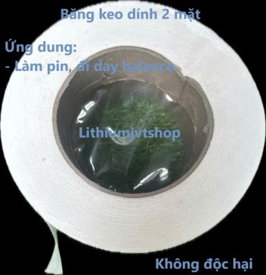 Giấy keo trắng 2 Mặt (50m*50mm)