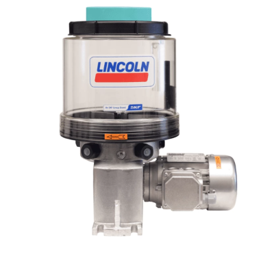 655-41139-7 - Lincoln Progressiv pump P205-M070-4XYBU-4K7 - 380/420V AC - 440/480V AC - 70:1 - Number of PE: 4 - 0,22 cm³/stroke per PE (Piston-Ø: 7 mm) - 350 bar - Reservoir: 4 Liter (for grease and oil, with ultrasonic sensor)