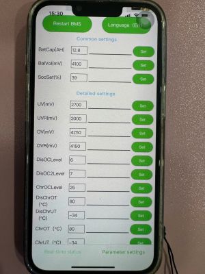BMS Yanyang Hệ 16S 40A Sử Dụng Cho Bộ Pin 48V LFP (3.2V)